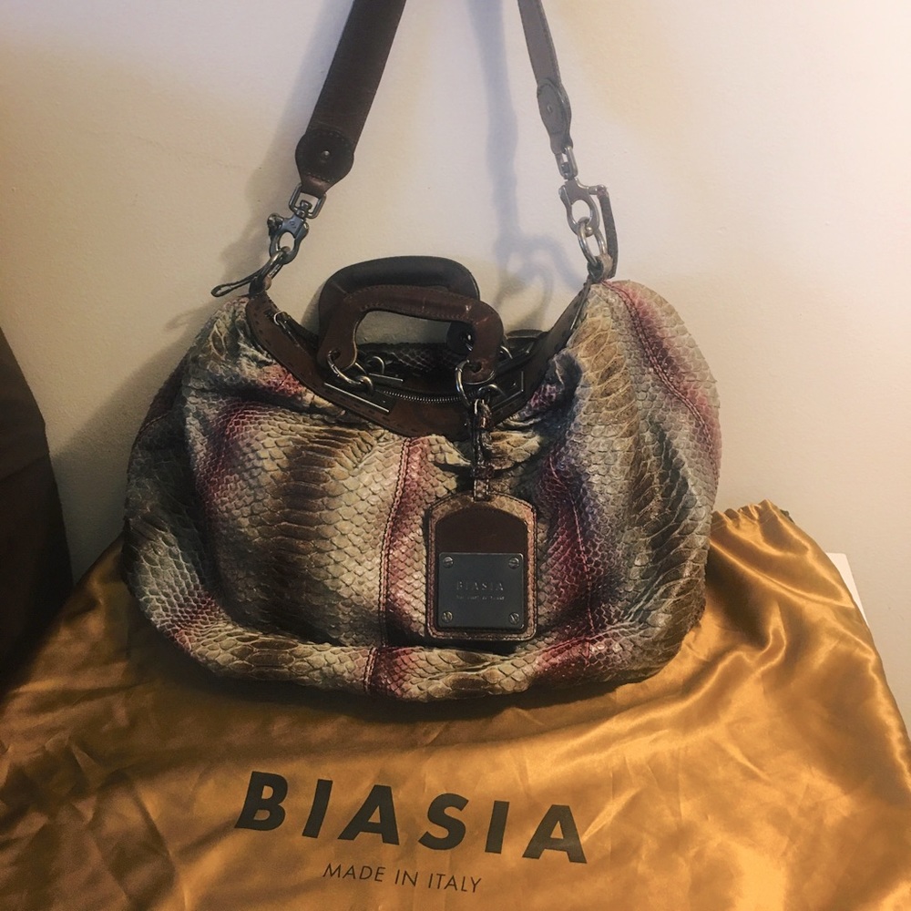 genuine  snake skin   Hand bag